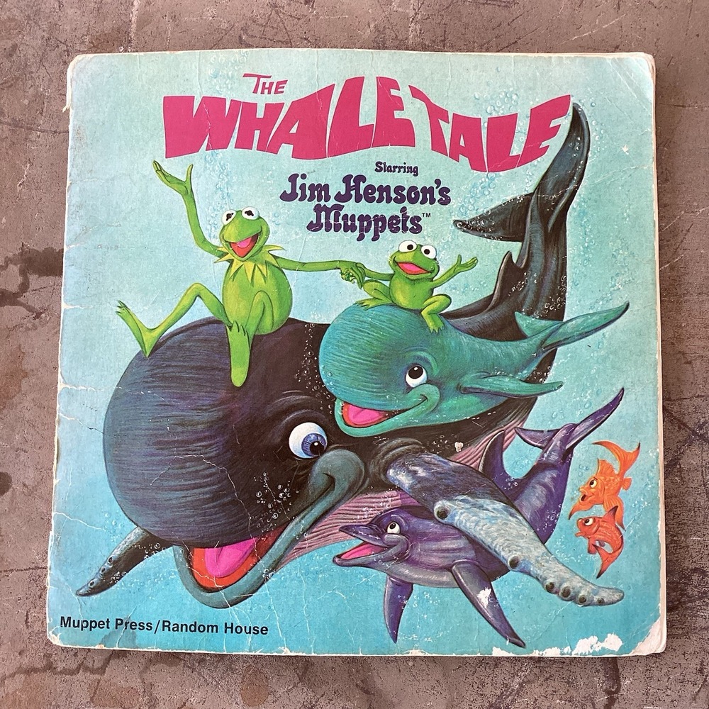 1981 Jim Henson's Muppets 'The Whale Tale' Vintage Paperback